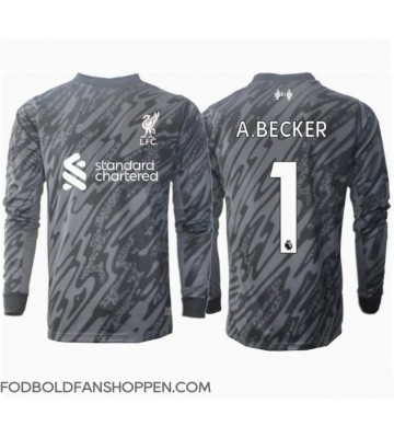 Liverpool Alisson Becker #1 Målmand Hjemmebanetrøje 2024-25 Langærmet